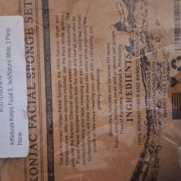 Face exfoliating sponge set - Picture 2 of 2